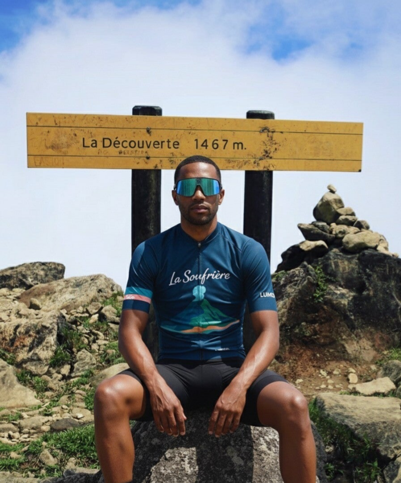 Maillot de cyclisme “La Soufrière – Guadeloupe”